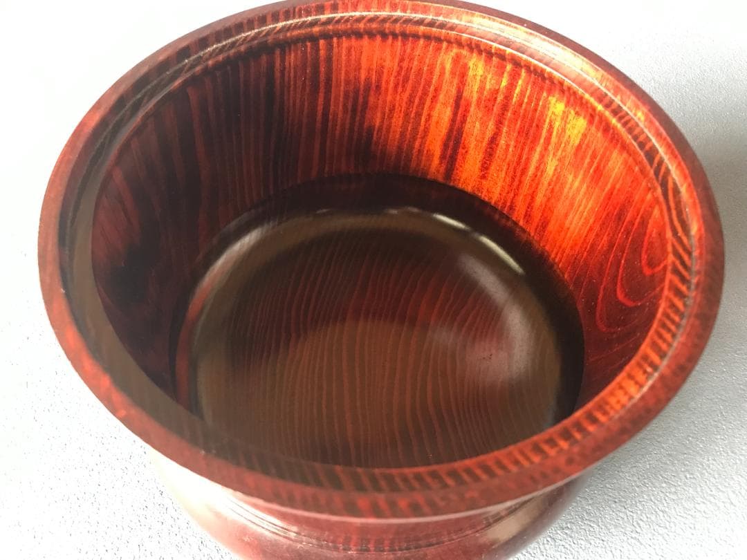 水差し　栃の木　漆塗り