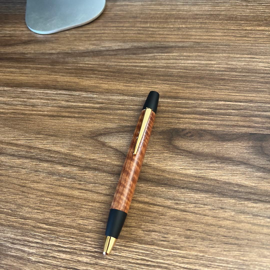 野原工芸 ロータリーペン 花梨 虎杢