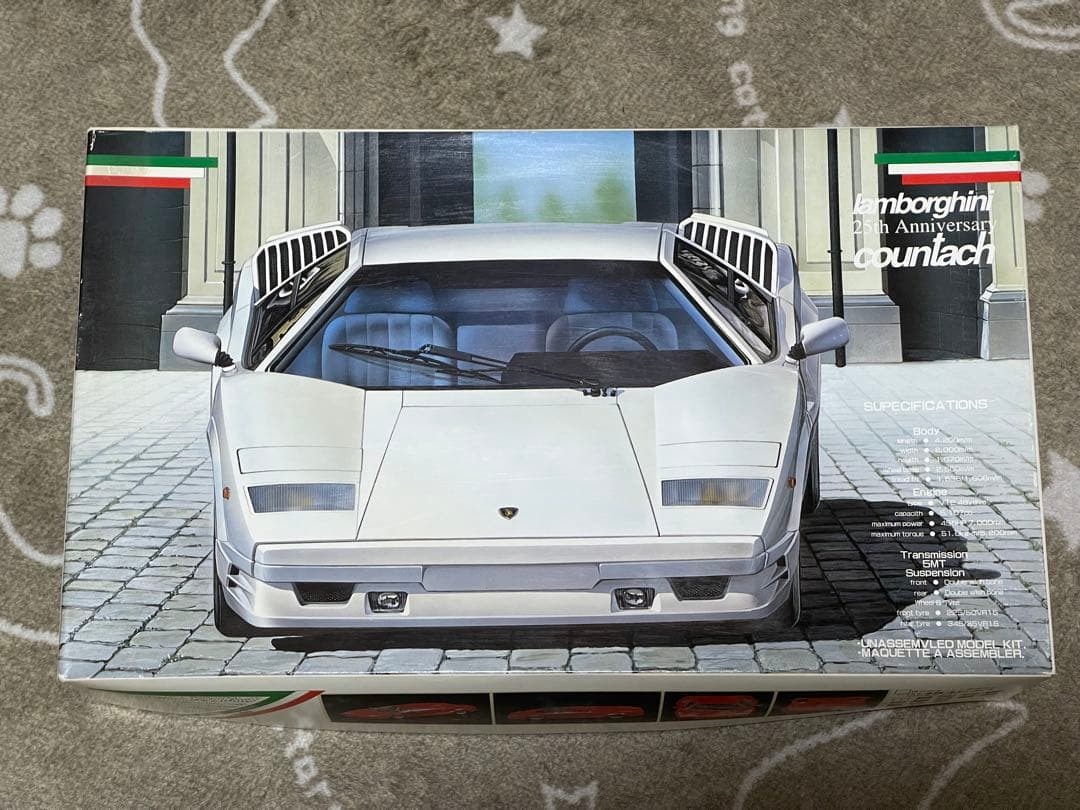 1/24 フジミ製・ カウンタック（エンスージアストモデル）3台セット