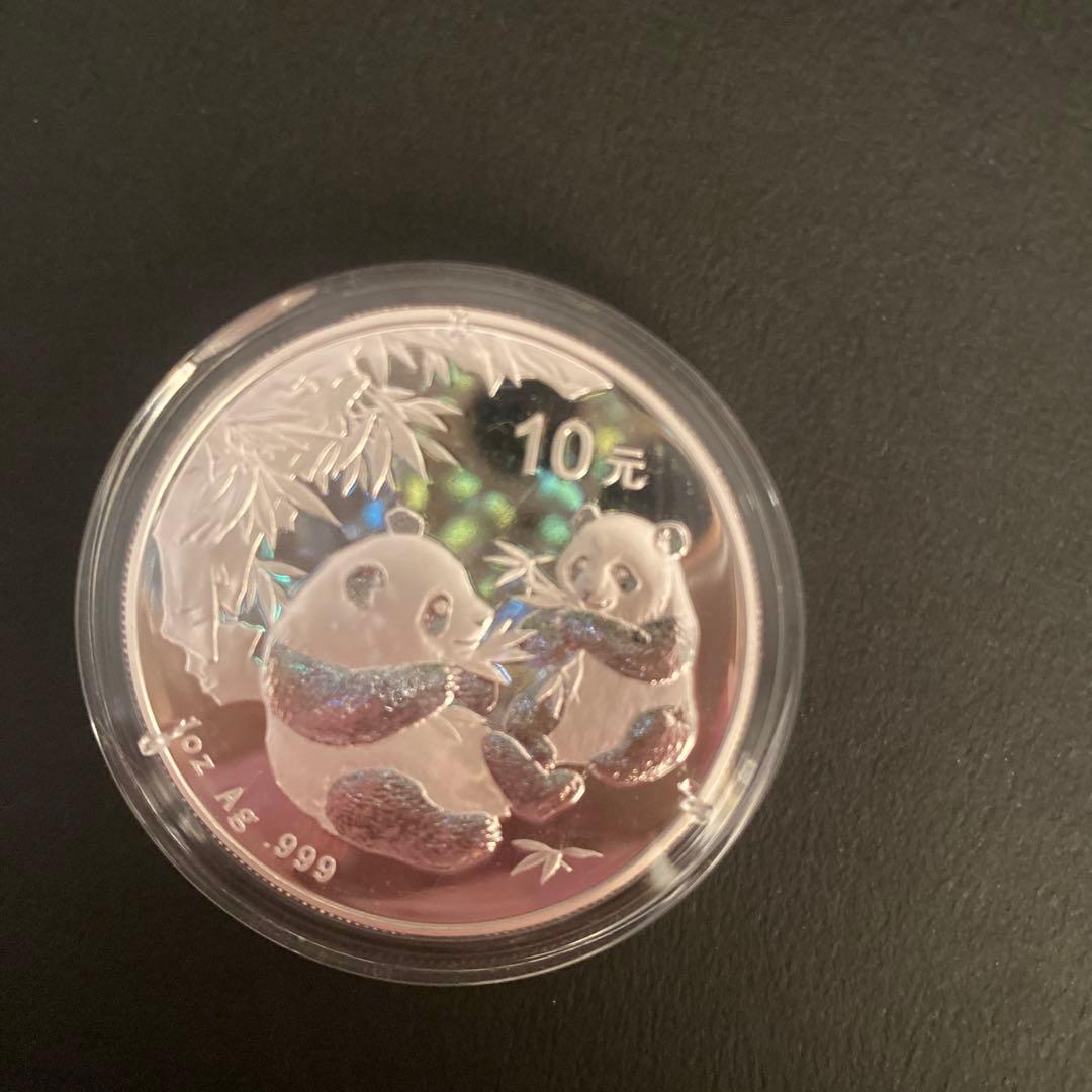 2006パンダ銀貨　10元中華人民共和国