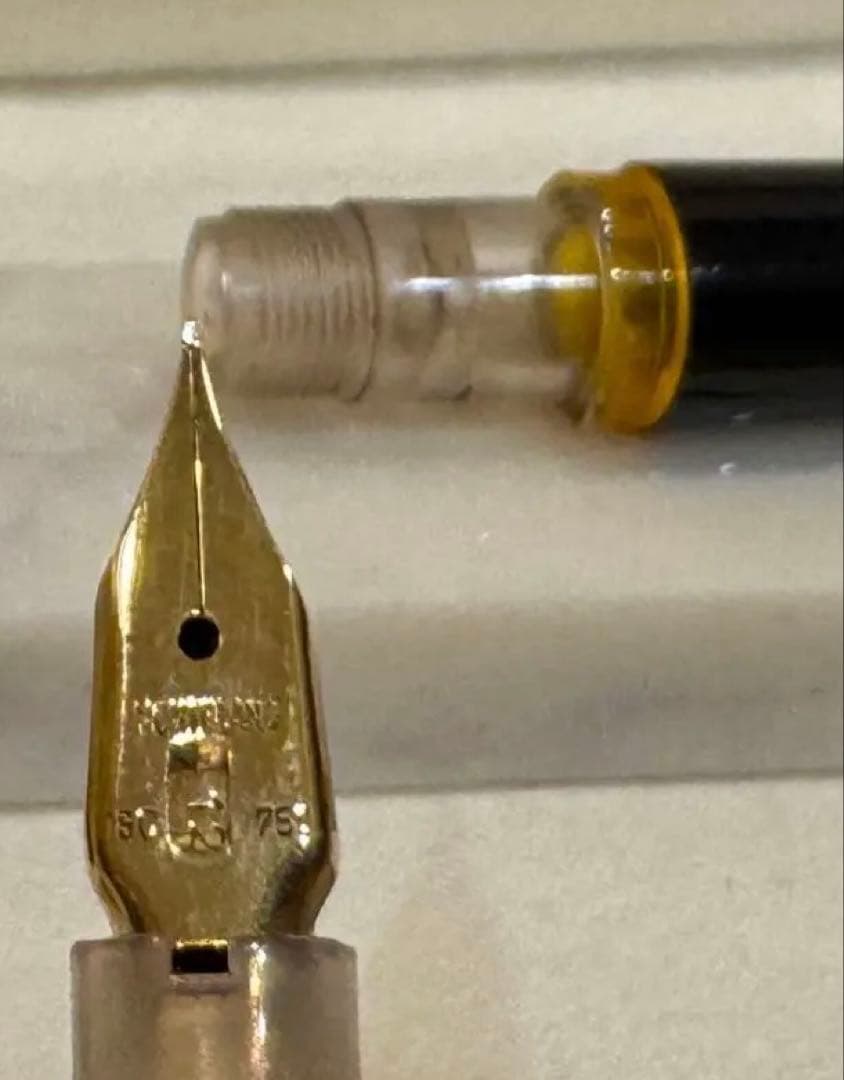 【極美品】モンブラン NO 121 万年筆18K ブラック④過渡期版　激レア