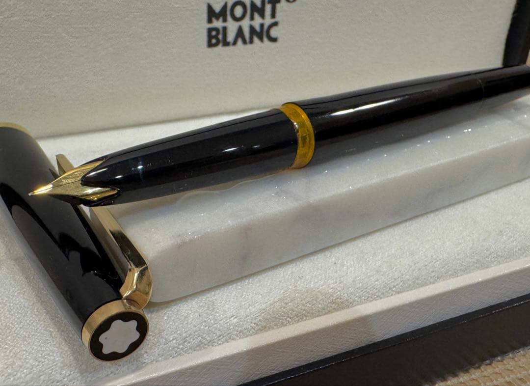 【極美品】モンブラン NO 121 万年筆18K ブラック④過渡期版　激レア