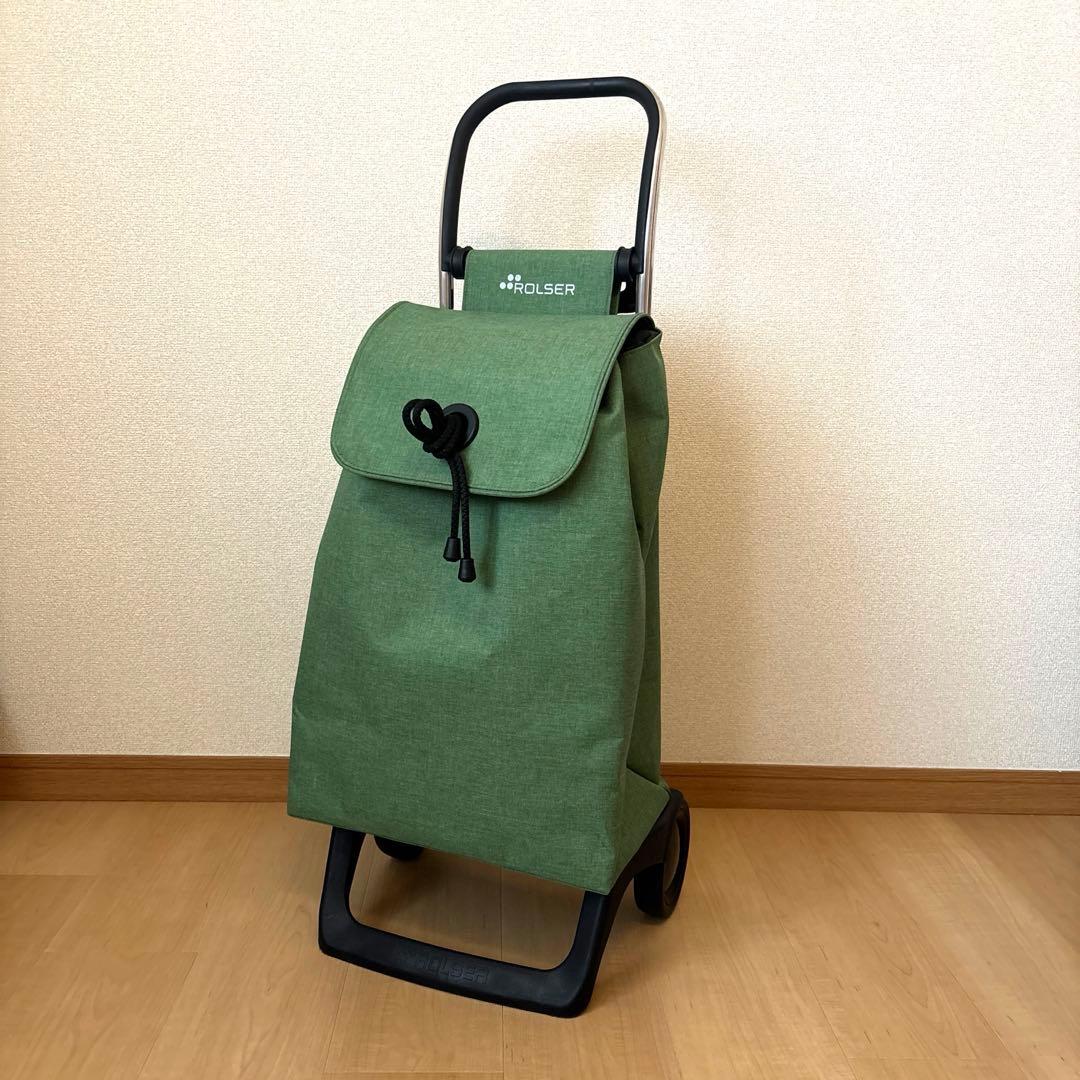 【値下げ】ROLSER グリーン キャリーカート
