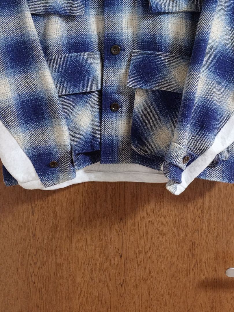 ジャケット・アウター EFFECTEN / Switching Check Field Jacket