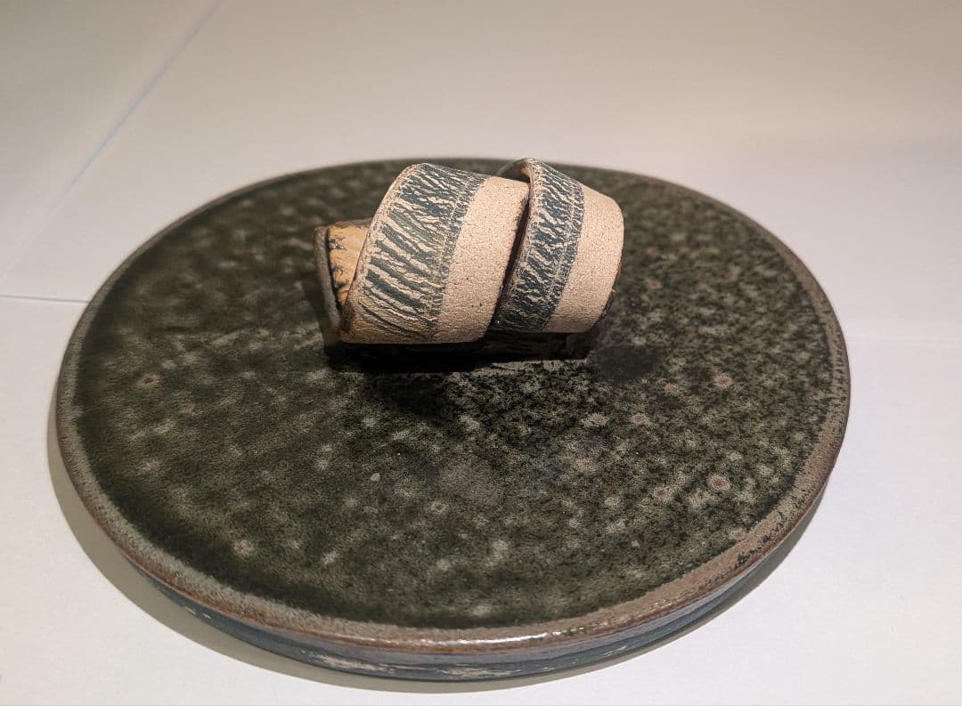 『アーグネスフス』水指　茶道具　アグネスフス共箱共布栞略歴