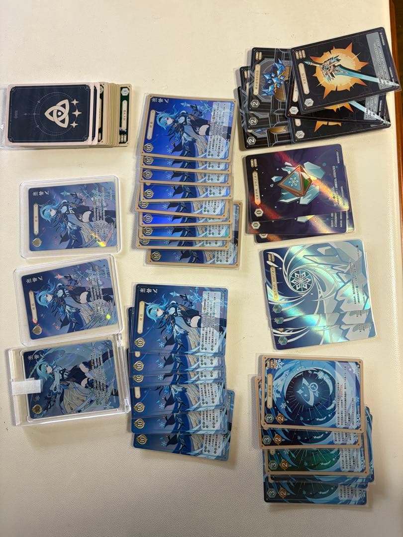 原神 七聖召喚カード ランク 等級4 3 2 1等級4エウルア　プレイセット