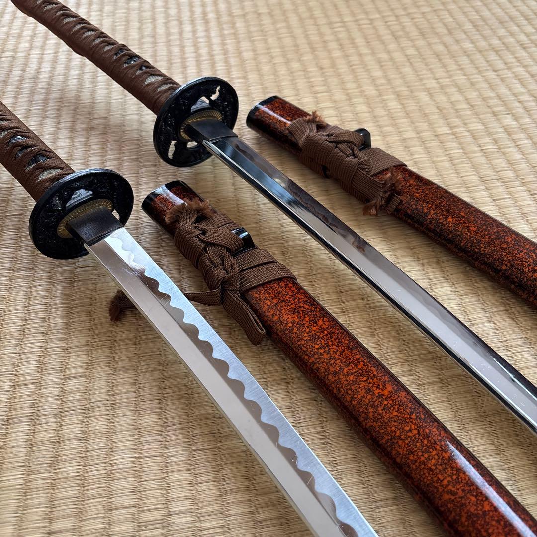 模造刀　日本刀 大刀と小刀のセット