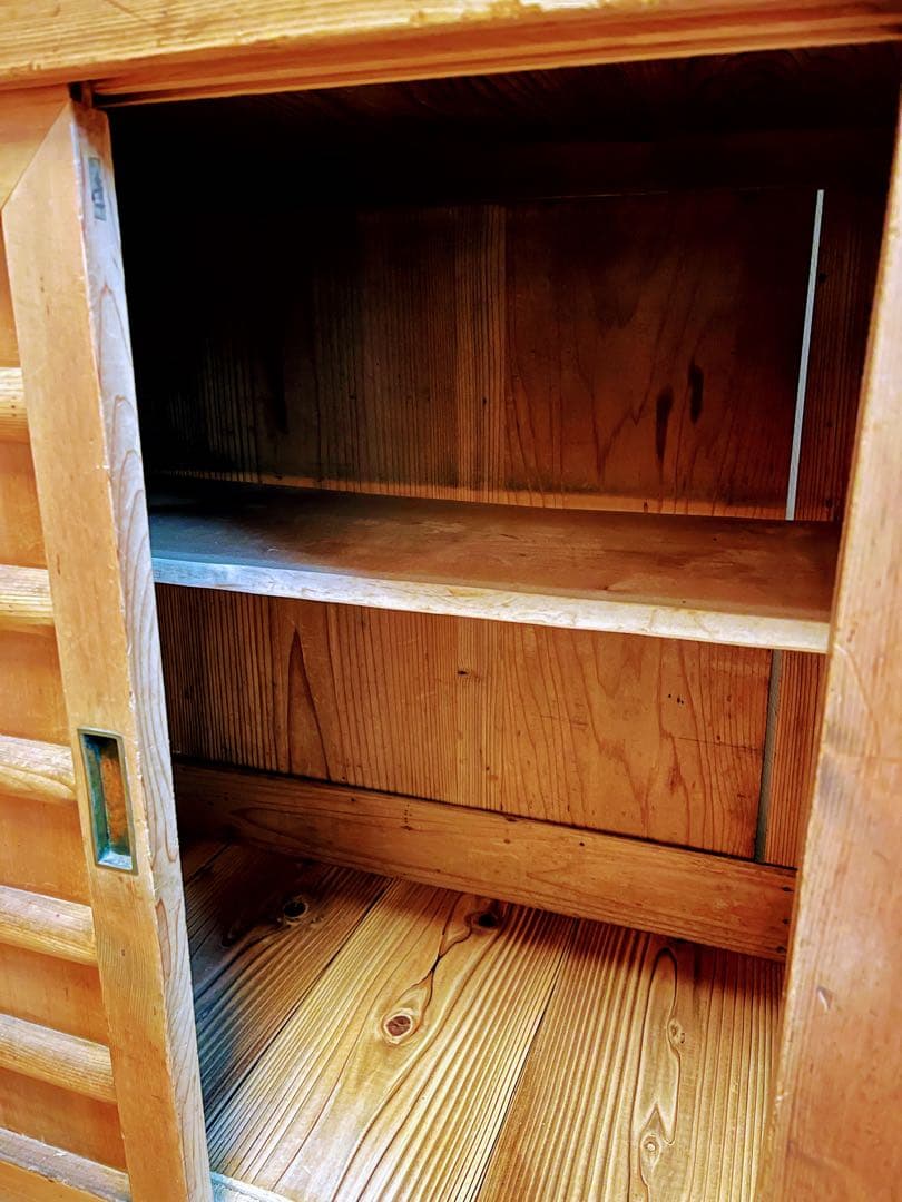 和箪笥　水屋　アンティーク　食器棚　（発送手配の期日有り〜9/21）