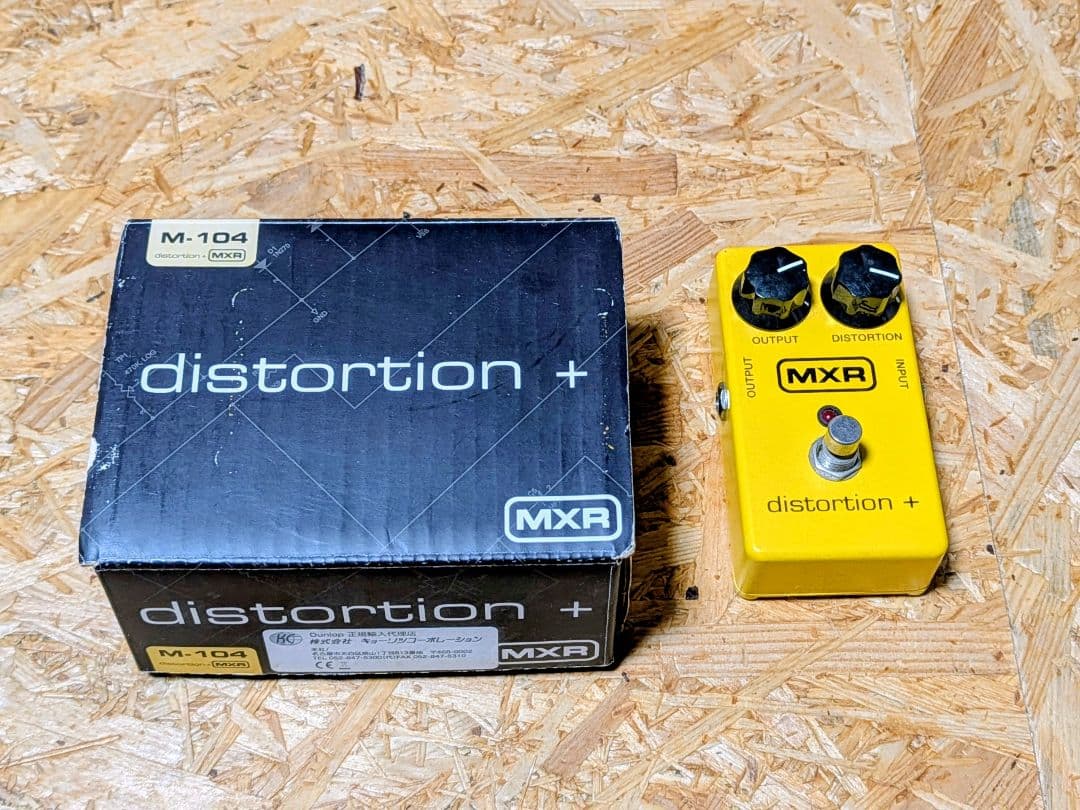 美品　箱ありMXR M-104 distortion +