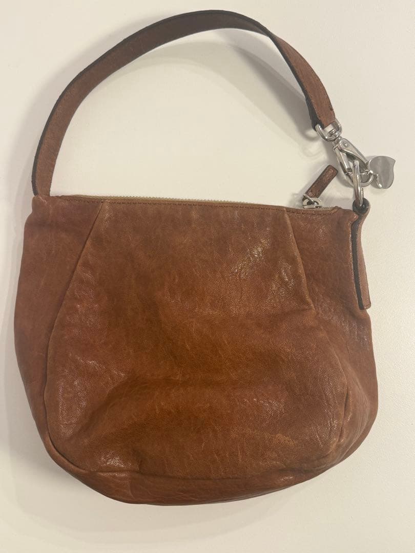 miumiu ミュウミュウ　ミニレザーブラウンバック