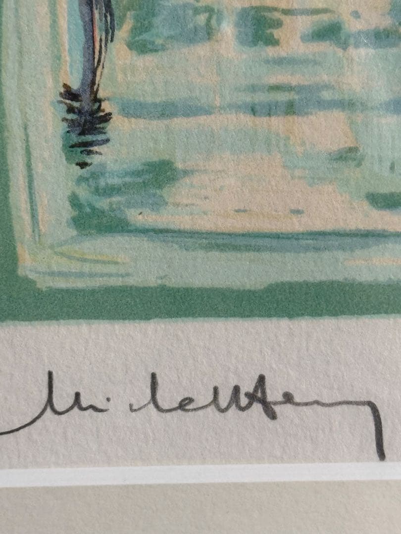 フランスの画家ミッシェル・アンリ【赤いブーケ】限定10/100 送料込み1020