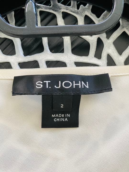 ST.JHON セントジョン　シルク　カシュクール トップス