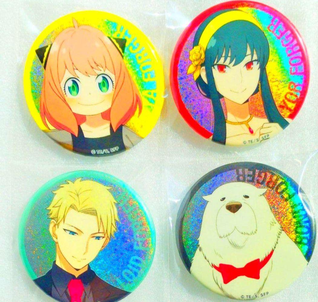 【全4種セット】スパイファミリー　ジャンプフェスタ　ローソン　缶バッジ