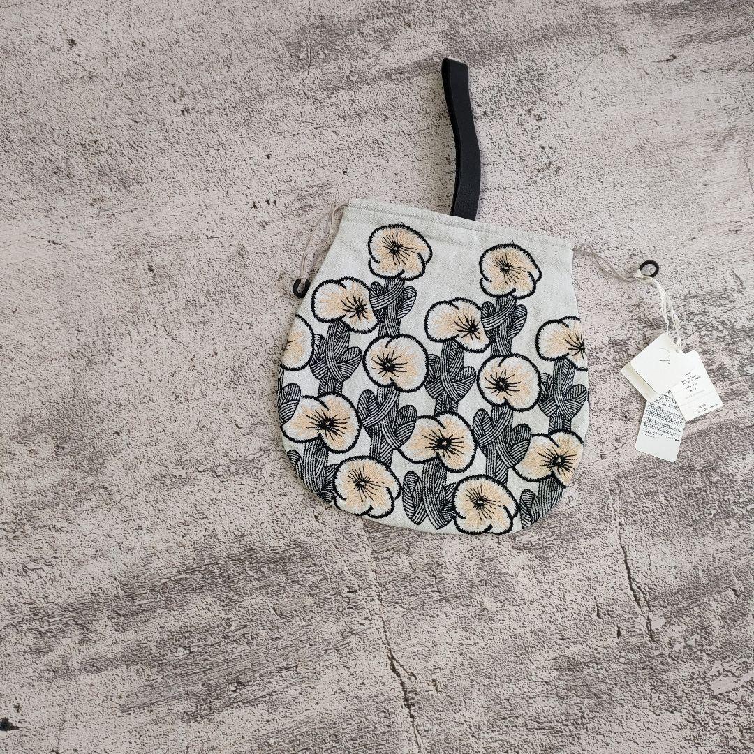 新品　ミナペルホネン　pear bag hanakaze