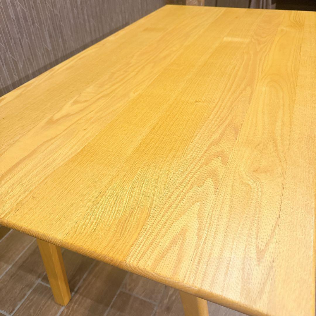 【美品】ACTUS SOUP Aレッグ 160cm オーク材 ナチュラル 北欧