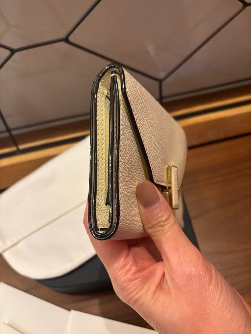 emerald★Valextra ヴァレクストラ イジィデ 三つ折り財布