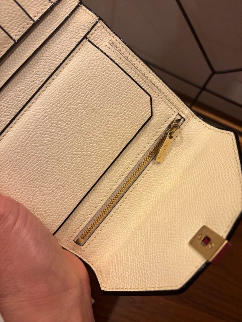 emerald★Valextra ヴァレクストラ イジィデ 三つ折り財布