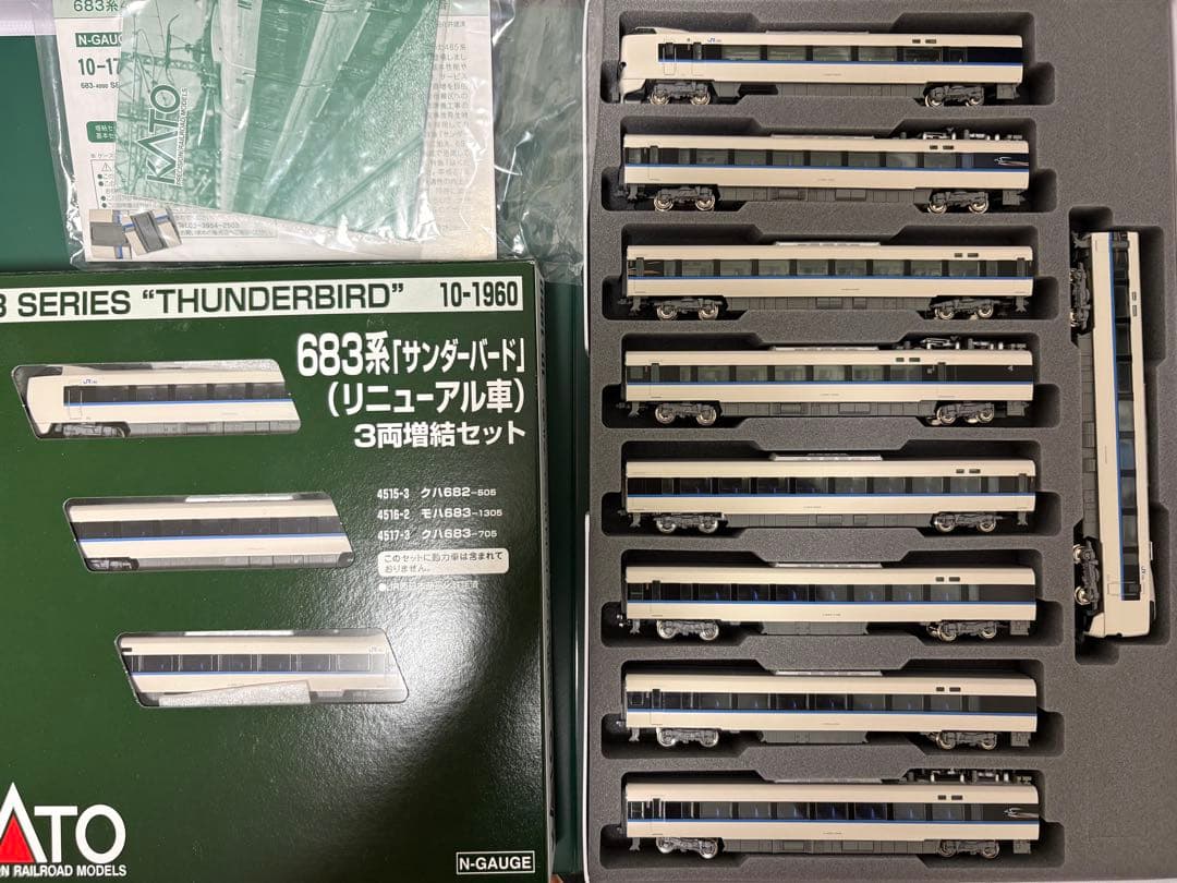 KATO 683系4000番台 サンダーバード　リニューアル　9両＋3両増結