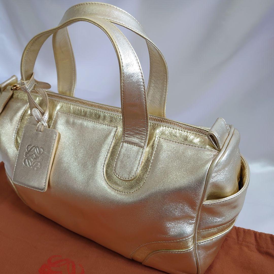 美品 LOEWE ハンドバッグ レザー