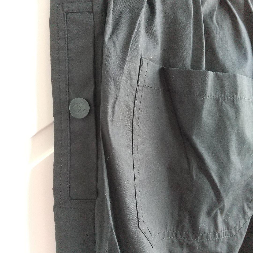 CHANELシャネル 優雅でドレッシーなリボン付サルエル風パンツsize36