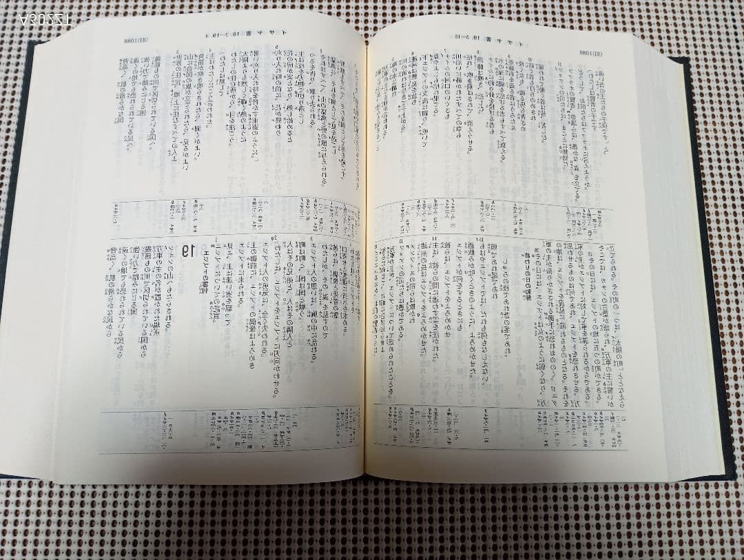 ■　新共同訳　大形引照つき聖書　　日本聖書協会　NIO53