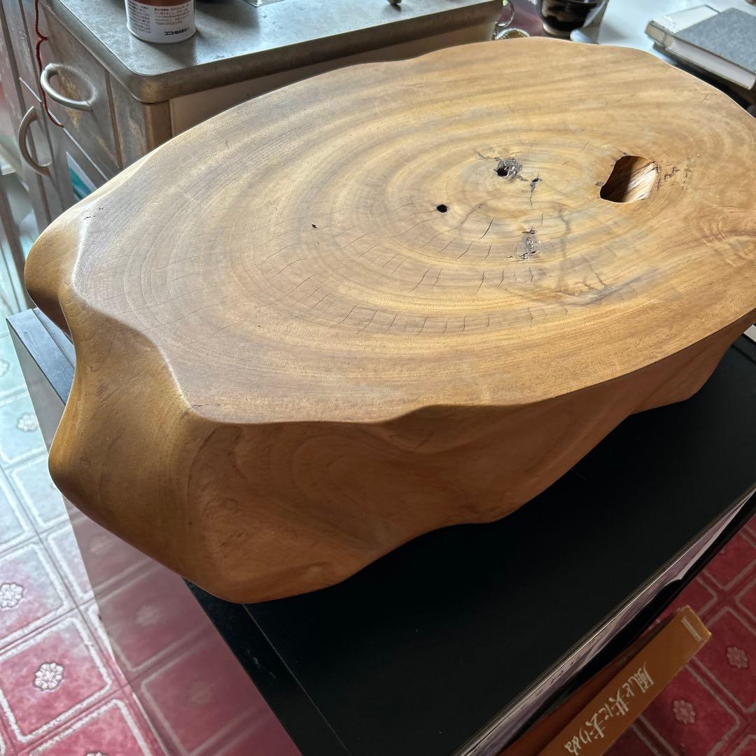 木製座卓 自然な形状　アンティーク