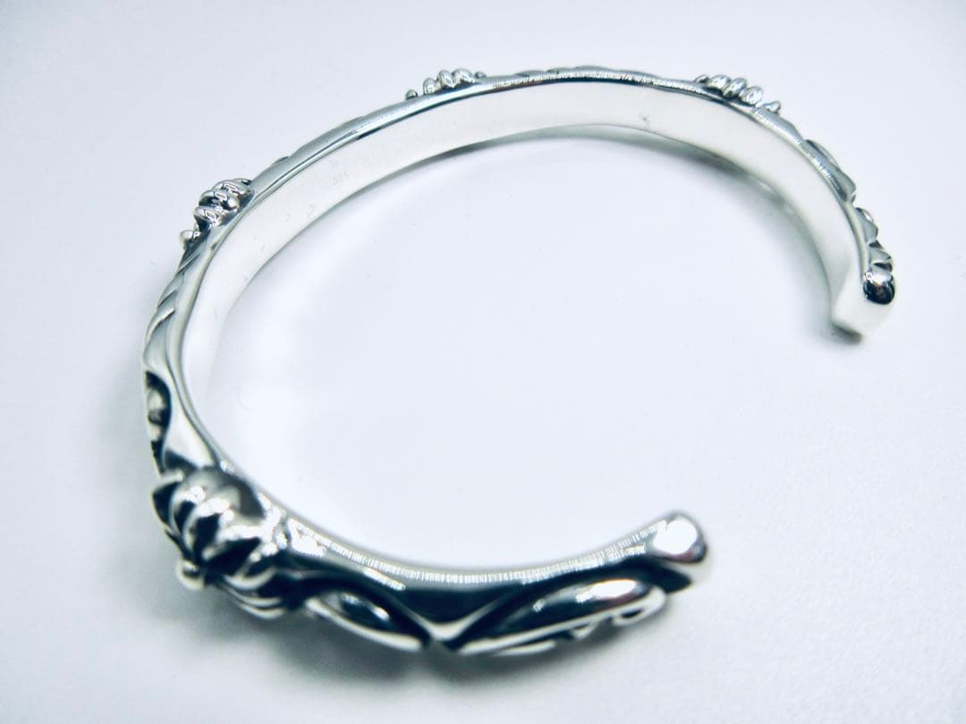 0*1様 B[4]シルバー925 バングル ブレスレット スターリングシルバー