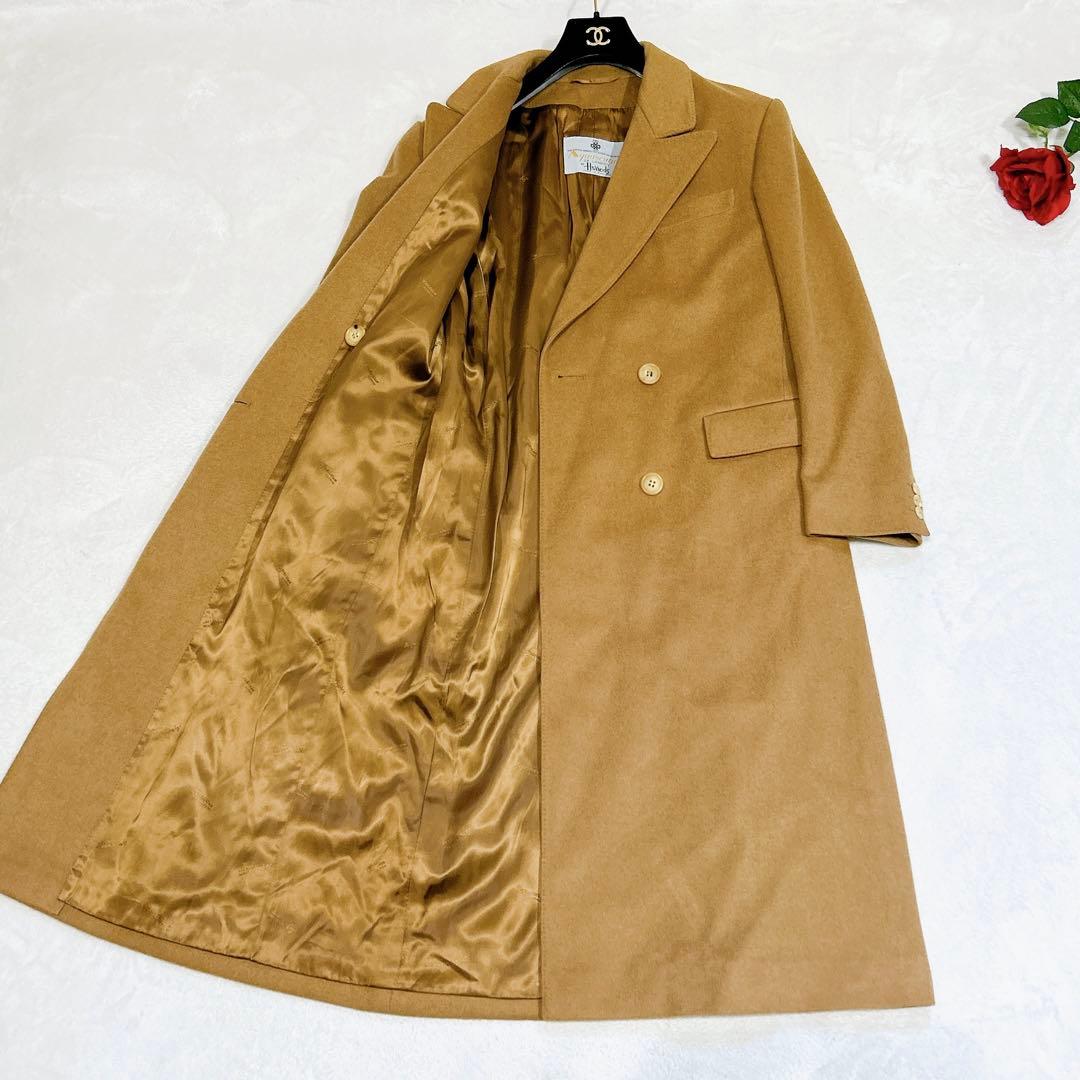 未使用級美品✨　アクアスキュータム　コラボ　カシミヤ100% キャメル