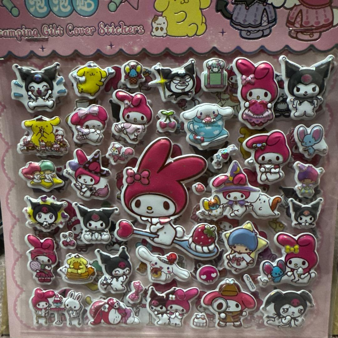 新品　大量　シール 100枚まとめ売り　立体シール　ドロップシール 限定1セット