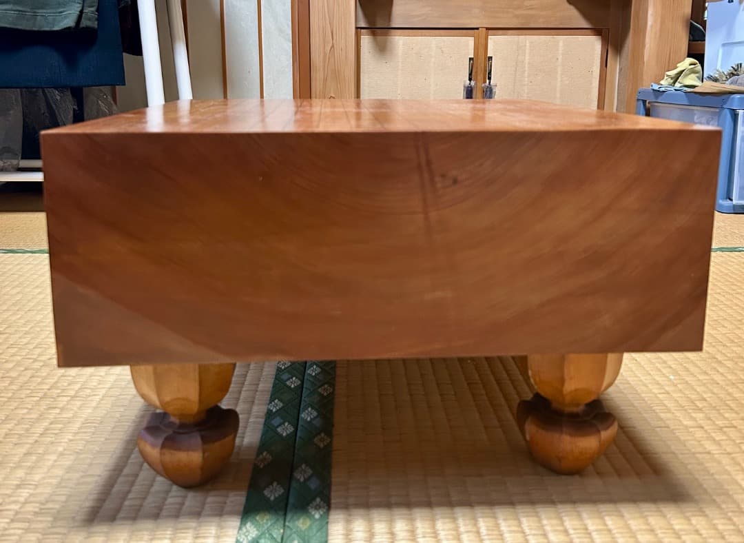 天然木製囲碁盤セット（本寸・19路盤）