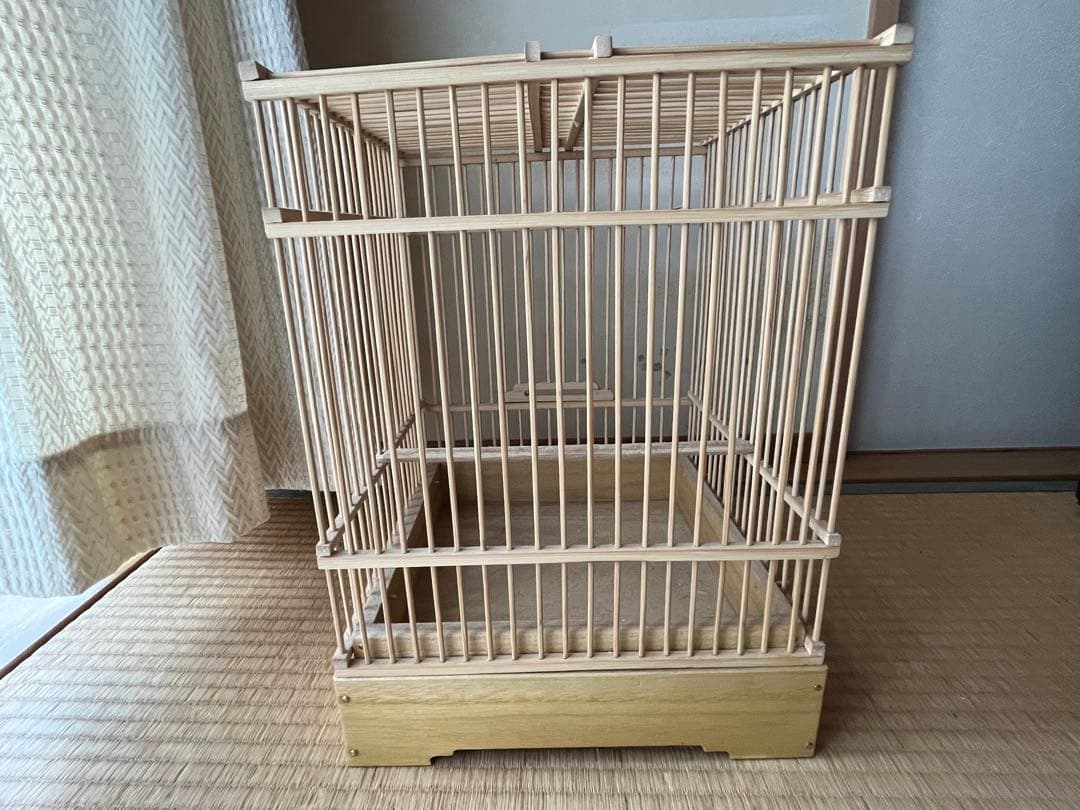 元建具屋職人おじいちゃんの手作り鳥かご