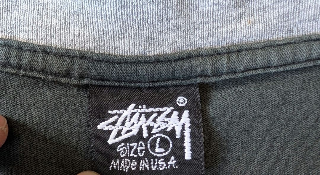 OLD Stussy オールドステューシー　グレー Tシャツ L