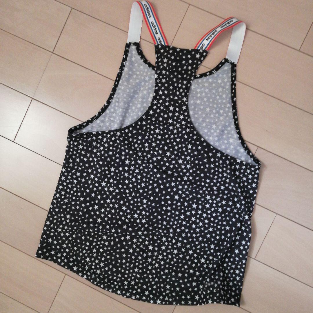 オレオ　adidas 星柄 花柄 タンクトップ 、トラックパンツ２点セット