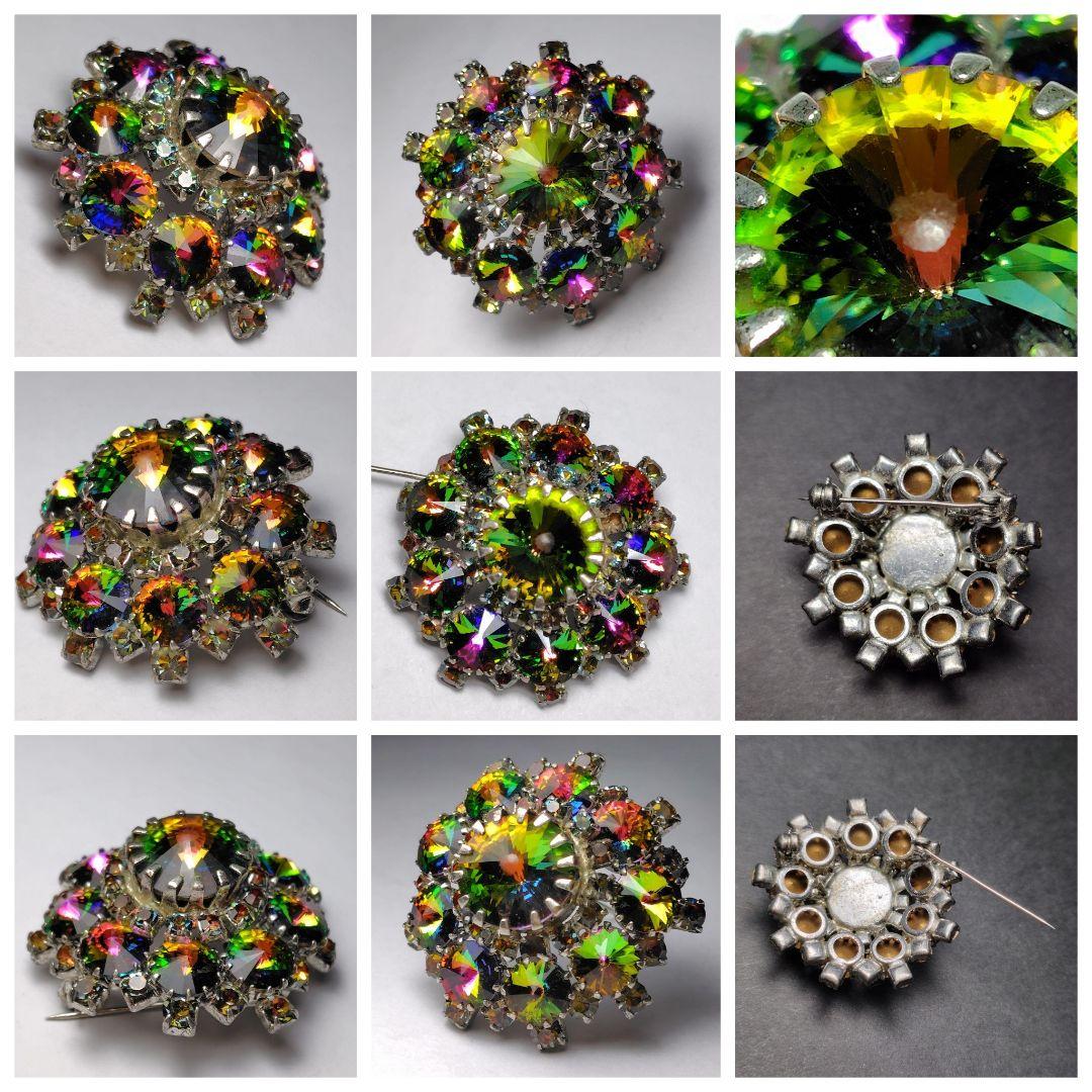 ヴィンテージ　 ブローチ２点＆ネックレス＆リング４点セット