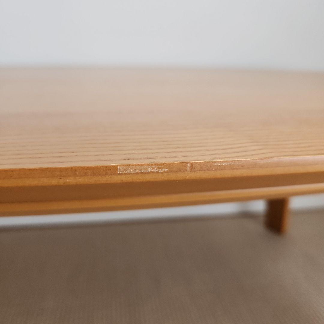 【無印良品】楕円こたつ・小・本体・タモ材曲木脚・石英管ヒーター／ナチュラル