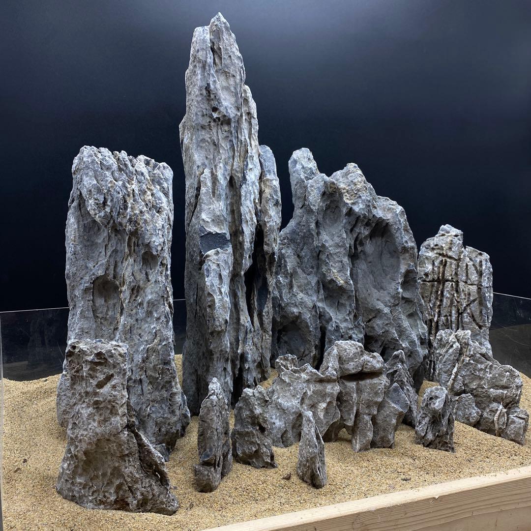 MSS-6716 「セレクト品」青龍石19kg セット 龍王石　竜王石