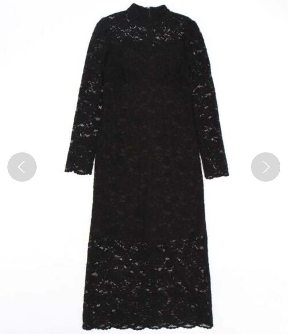 Ameri VINTAGE SLENDER LACE DRESS Mサイズ