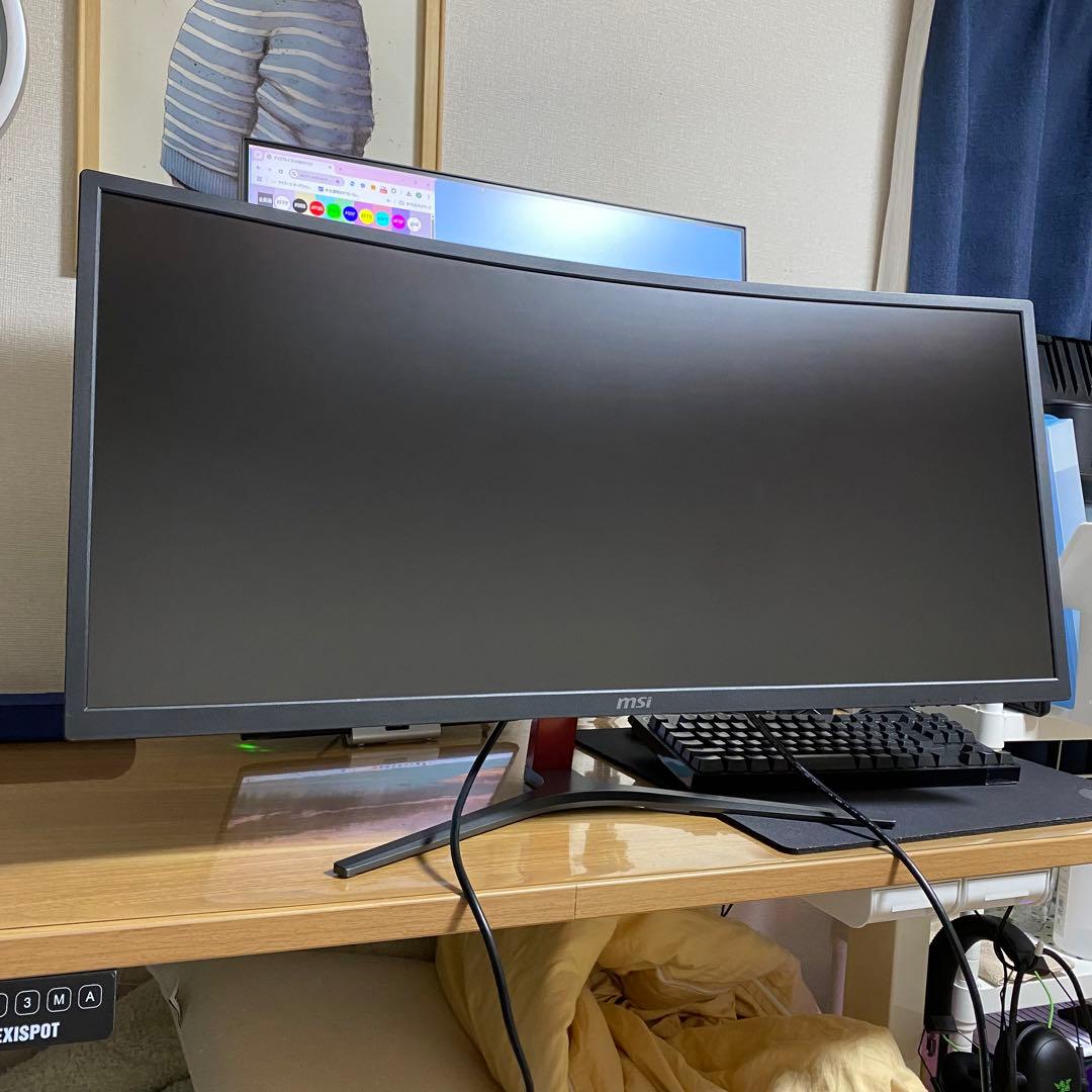 MSI 曲面ワイドゲーミングモニター Optix MAG341CQ 美品