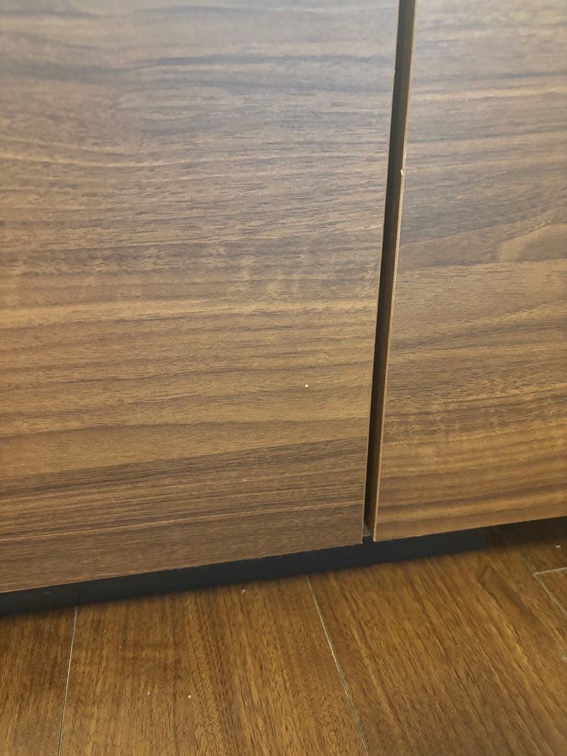 LOWYAウォールナット テレビ台 引き出し付き