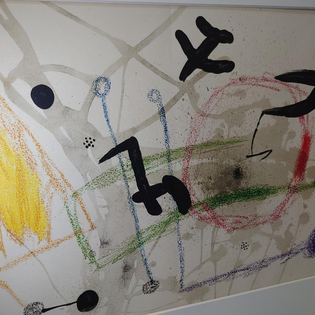 ジョアン・ミロ 「ミロの庭の様々な驚異と詩情」よりV リトグラフ