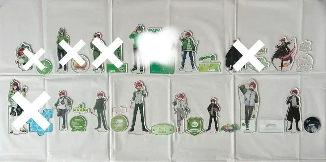 【カラフルピーチ】アクリルスタンド じゃぱぱ9点セット(バラ売り1個〜◯)