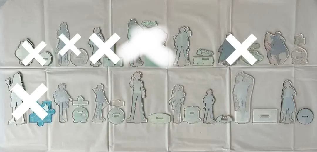 【カラフルピーチ】アクリルスタンド じゃぱぱ9点セット(バラ売り1個〜◯)