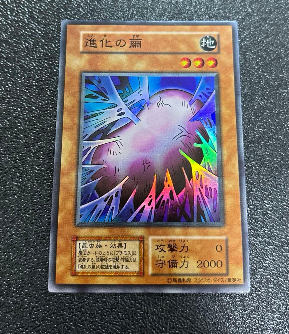 (美品)遊戯王カード初期　進化の繭　スタジオダイス版