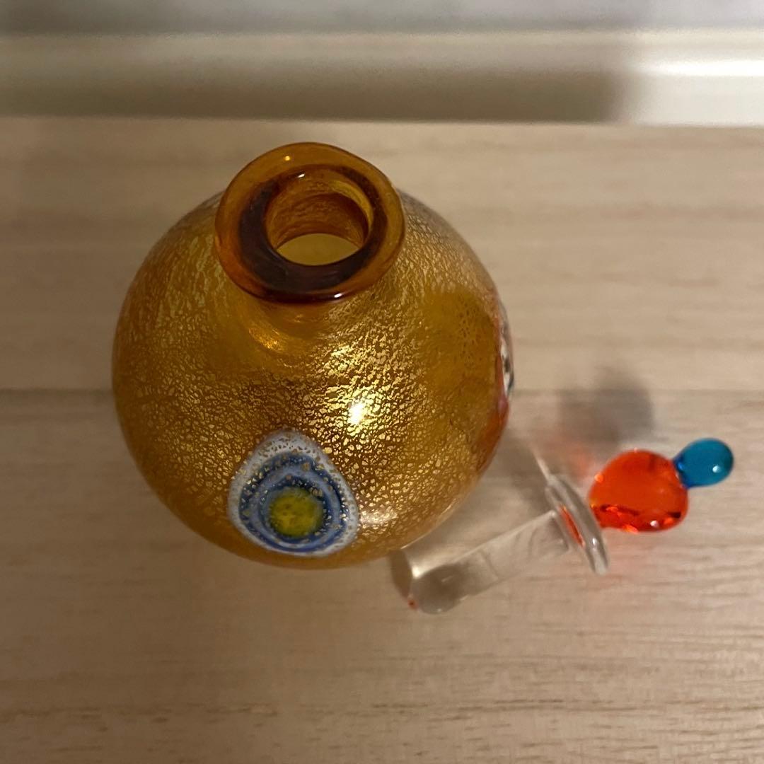 ☆未使用•アンティーク☆ベネチアンガラス•パヒュームボトル3点/イタリア製☆