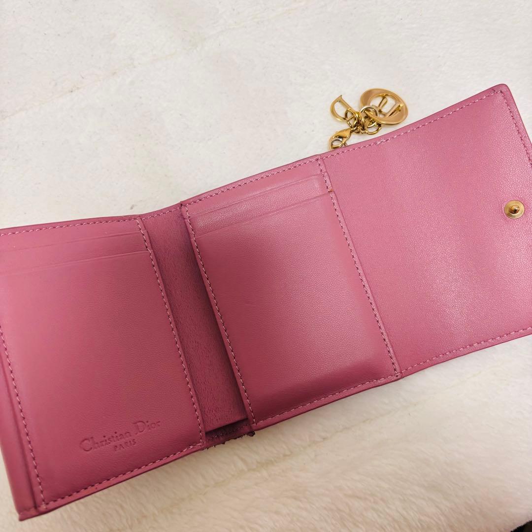 ディオール　Lady Dior Lotus ウォレット