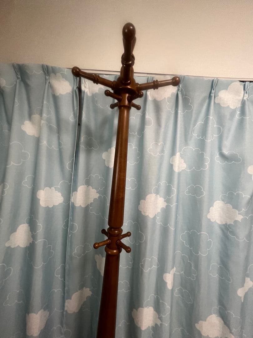 美品送料込‼️ TOCOM あずま工芸 ポールハンガー コートハンガー 天然木