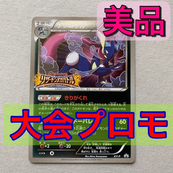 ゲッコウガ　リザードンメガバトル　大会プロモ