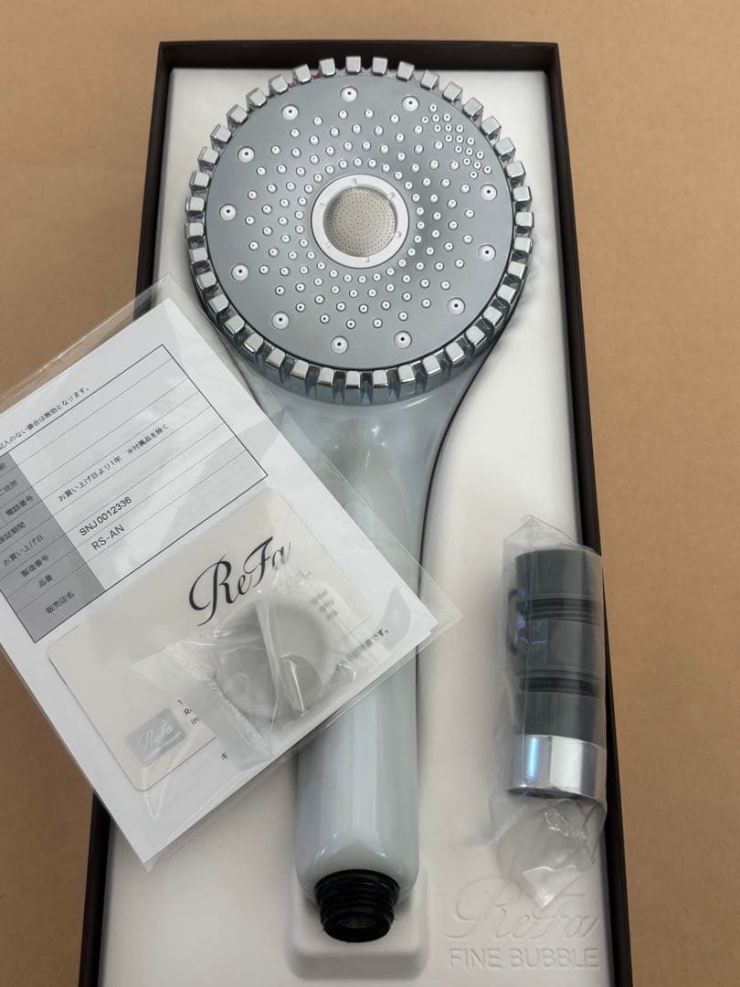 ReFa　リファファインバブルダイア120　ホワイト　シャワーヘッド　箱付