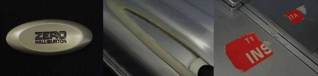 ジャンク品ZERO HALLIBURTON キャリーバッグ アルミFP5093