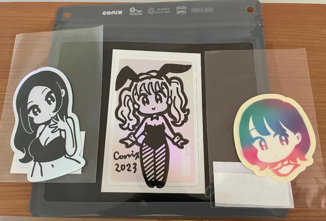 コニックス conix drawing ドローイング ステッカー 福岡限定